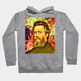 Herman Melville Snowy Portrait | Herman Melville Artwork 9 Hoodie